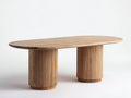 Tavolo da giardino-Legno-210x98x75 cm-Legno naturale-Contemporaneo