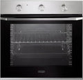De Longhi NSFGE 9 XL - Forno a gas da incasso 60 cm Classe A - Cottura ventilata con funzione Grill - Finitura nera e inox Linea Life