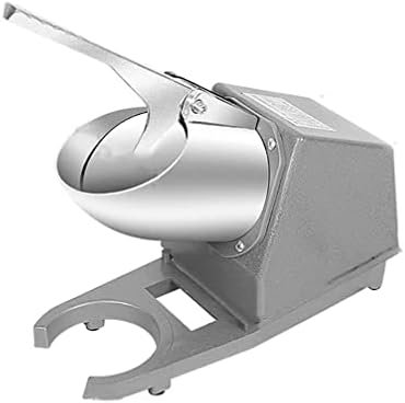 Tritaghiaccio elettrico professionale - Motore 300 W a 2200 giri min - Macchina per ghiaccio rasato e coni neve - Struttura in acciaio inossidabile