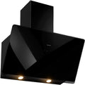 Silverline 3457.8.733.04 Soho Cappa aspirante a parete 80 cm - Flusso aria 627 m3 h con 3 velocità - Controllo touch Drop Control e LED - Nera 80 x 34 x 65 cm 63 dB