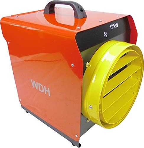 Aktobis WDH BGP10S termoventilatore professionale 10 kW - Alimentazione 400 V 16 A - Tubo flessibile diametro 30 cm - Protezione da surriscaldamento