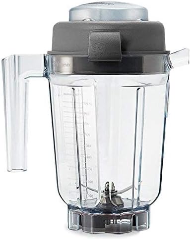 Vitamix brocca extra per alimenti umidi - Capacità 0,9 L per spremute e preparazioni liquide - Struttura in acciaio inox - Argento accessorio compatibile per lavorazioni dedicate