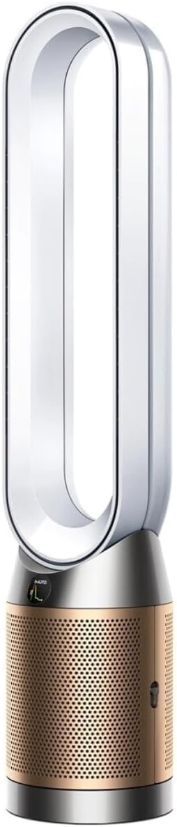 Dyson TP09 Purifier Cool Formaldehyde - Purificatore d aria e ventilatore 40 W - Filtro HEPA H13 con WiFi e Bluetooth 4.0 - Finitura oro alta 100 cm per interni