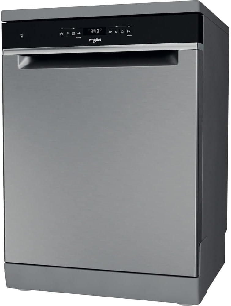 Whirlpool WFO 3T141 X Lavastoviglie 14 coperti - Libera installazione 60 cm - Tecnologia 6th SENSE e partenza ritardata - Inox 85 x 60 x 59 cm silenziosa 41 dB
