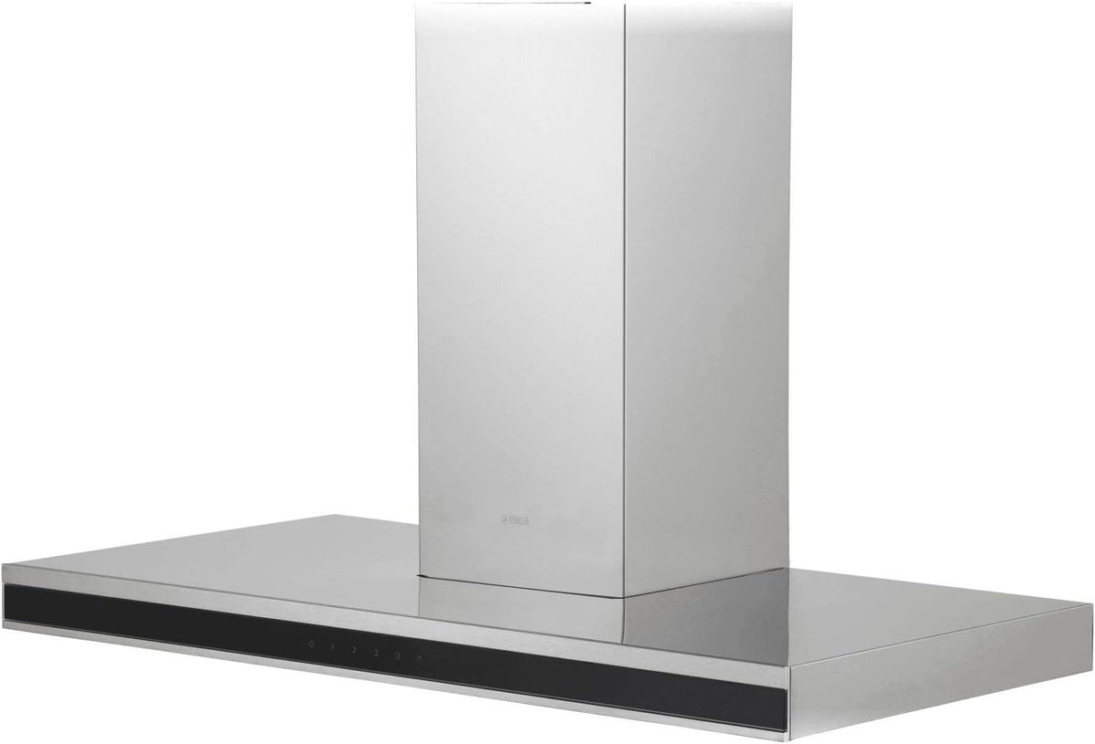 Elica Adele BLIX A 90 Cappa aspirante 90 cm - Flusso aria fino a 770 m3 h - Controlli touch con filtri metallici antigrasso - Inox e vetro nero con illuminazione LED