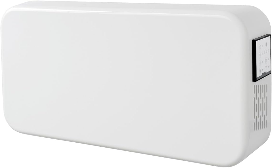 La Ventilazione EVO1 VMC recuperatore di calore - Recupero entalpico fino a 91 percento - Sistema di ventilazione meccanica controllata - Bianco 56 x 28 cm