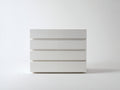 Comodino - legno - 96x44x84 cm - bianco - stile moderno