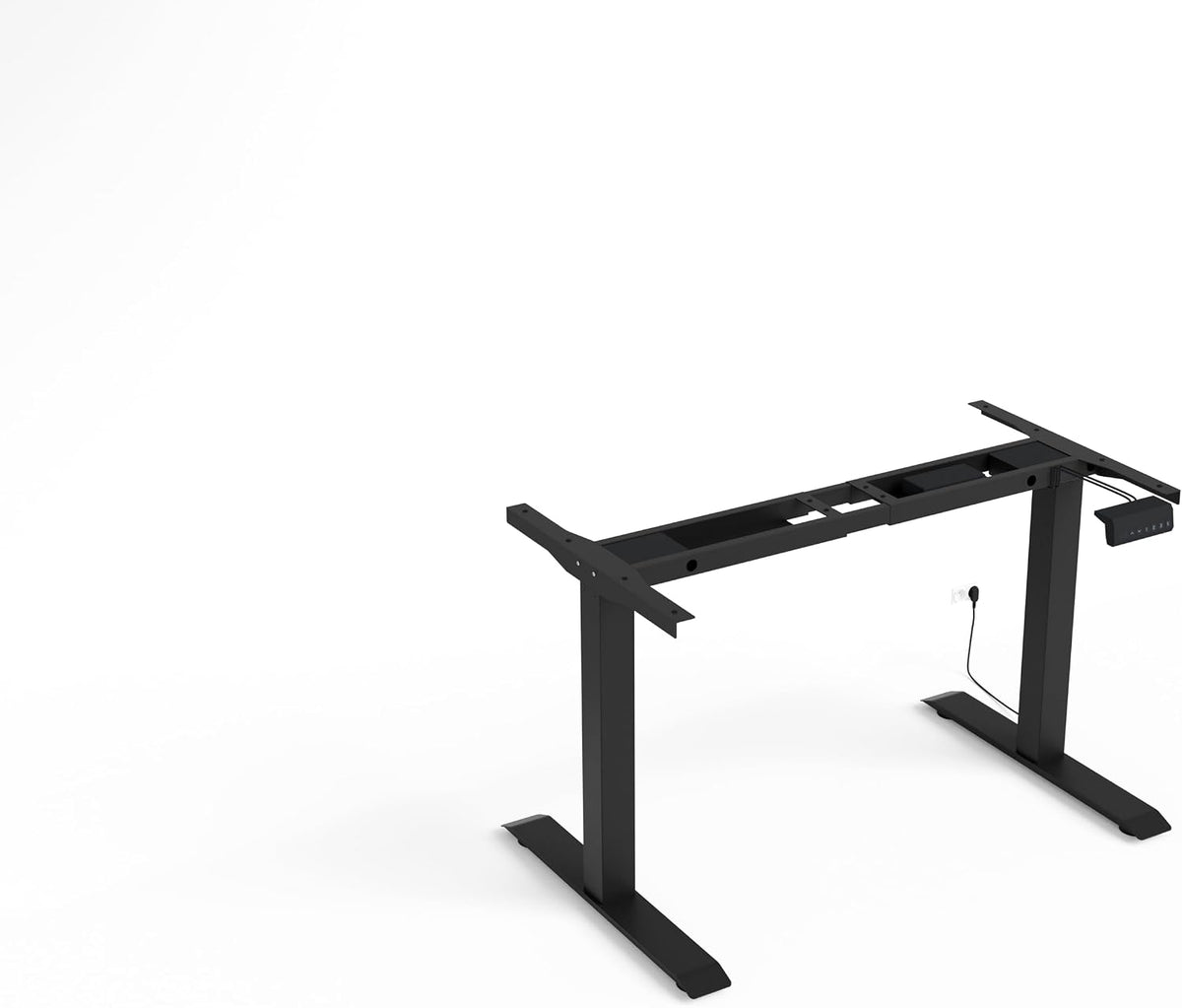 Homlando RXD2 telaio scrivania elettrica 4 motori - Regolabile in altezza e larghezza - Struttura in lega di acciaio 170 x 68 x 120 cm - Nero peso 25 kg