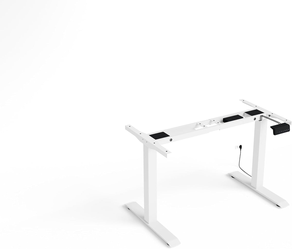 Homlando RXD2 telaio scrivania elettrica 4 motori - Regolabile in altezza e larghezza - Struttura in lega di acciaio 170 x 68 x 120 cm - Bianco peso 25 kg