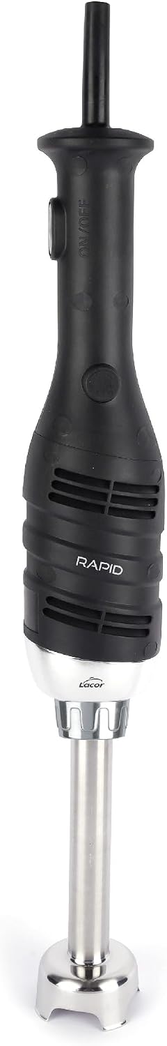 Lacor 69929 frusta rapida professionale 280 W - Braccio frantumatore intercambiabile in acciaio inox - Velocità da 6000 a 20000 giri min - Capacità fino a 10 L peso 2 kg