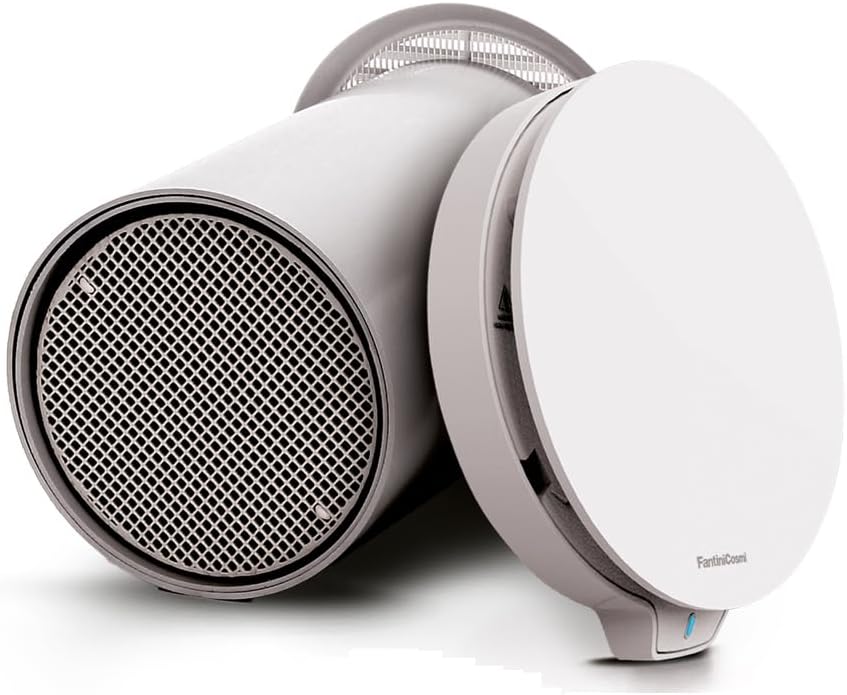 Fantini Cosmi Aspirvelo Rhinocomfort 3 WiFi AP19997 - VMC puntuale 160 mm a 230 V - Sanificazione con LED UV C UV A e fotocatalisi - Unita con filtro a cartuccia