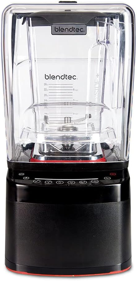 BlendTec Professional 800 p800d4601 EU Frullatore 1800 W - Capacità 2,66 L ad alte prestazioni - Funzionamento programmabile per diverse preparazioni - Nero 23 x 22 x 44 cm