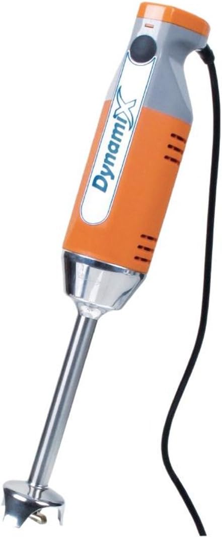 Dynamic CF001 Dynamix Frullatore a immersione 160 mm - Capacità di lavorazione fino a 4 L - Struttura compatta 7 x 7 x 39,5 cm - Arancione per miscelazione in cucina
