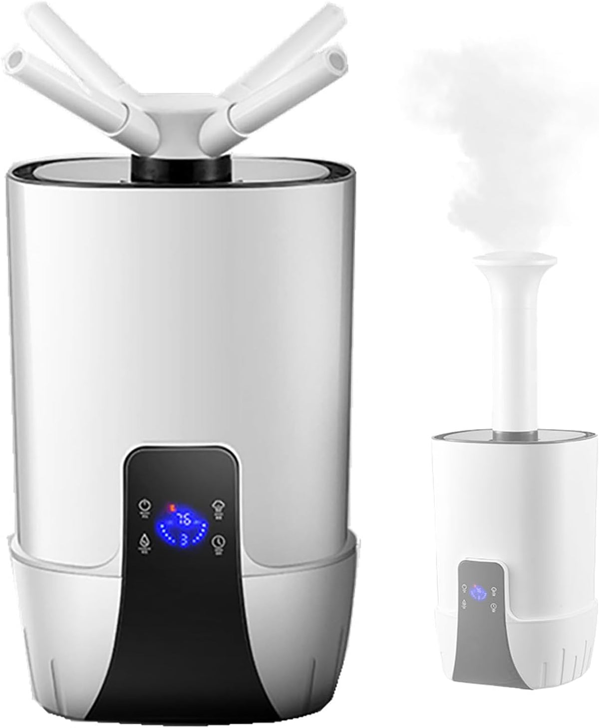 Umidificatore intelligente 15 L - Nebbia fredda fino a 200 ml ora con tre modalità - Diffusore oli essenziali e timer 8 ore - Riempimento superiore 75 W