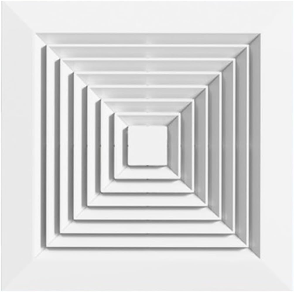 Aspiratore da soffitto integrato - Ventilazione DC per cucina e bagno - Funzionamento silenzioso con forte estrazione aria - Per serra seminterrato e ambienti interni