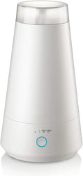 YI07WE6S2579 - Umidificatore a nebbia fredda 2 L - Regolazione della nebbia e funzionamento silenzioso - Bianco con modalita Sleep per camera da letto e ufficio