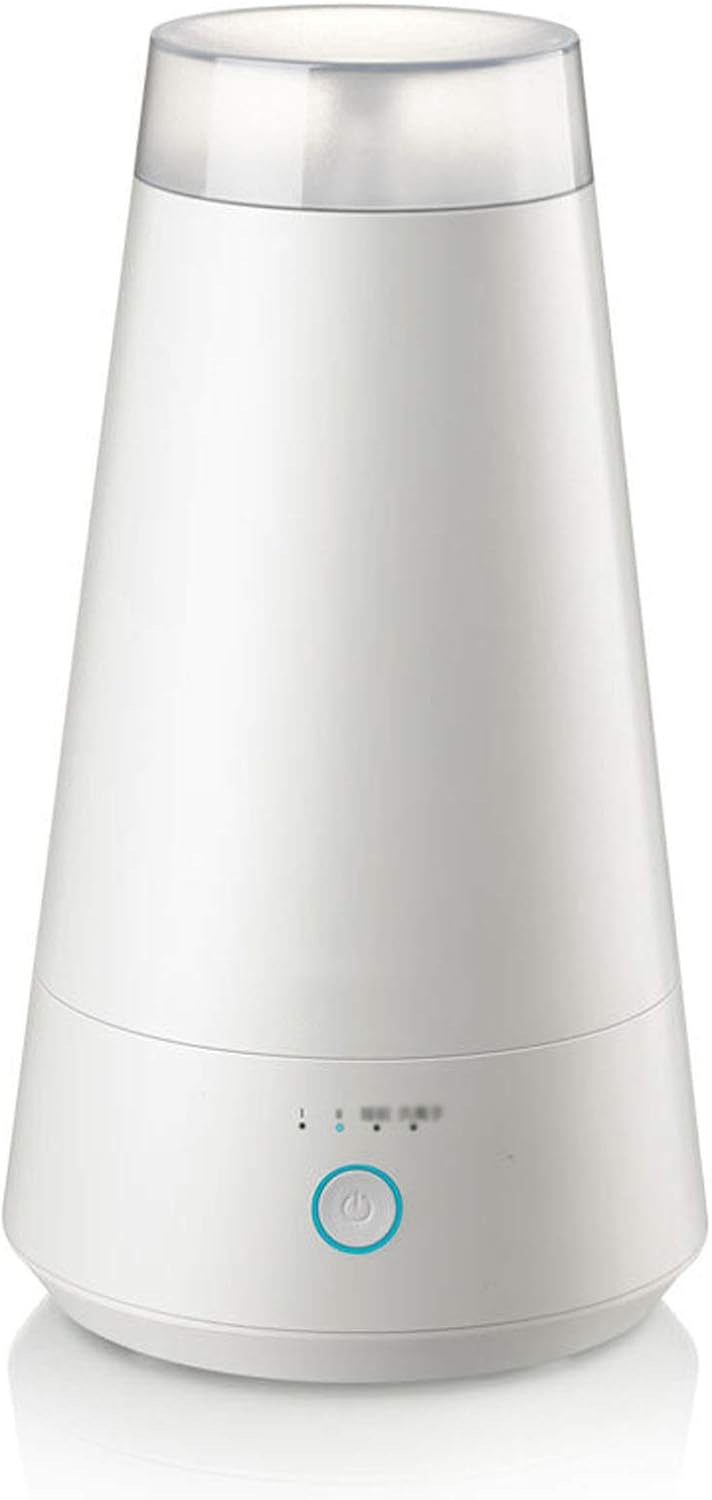 YI07WE6S2579 - Umidificatore a nebbia fredda 2 L - Regolazione della nebbia e funzionamento silenzioso - Bianco con modalita Sleep per camera da letto e ufficio