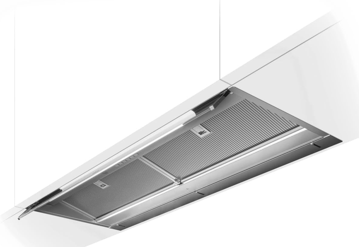 Elica Boxin Advance Dry cappa aspirante integrata - Portata aria 700 m3 h - Purificazione automatica e connessione WiFi con controllo app - Acciaio inox per cucina da incasso