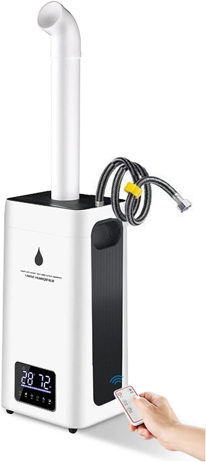 Umidificatore industriale automatico 23,8 L - Nebulizzatore per grandi ambienti - Funzionamento silenzioso per casa ufficio e uso commerciale - Per conservazione frutta verdura
