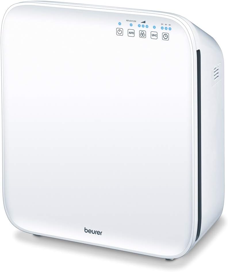 Beurer LR 310 purificatore aria - Sensore per rilevamento polveri sottili - Controllo tramite app - Struttura portatile peso circa 4,5 kg