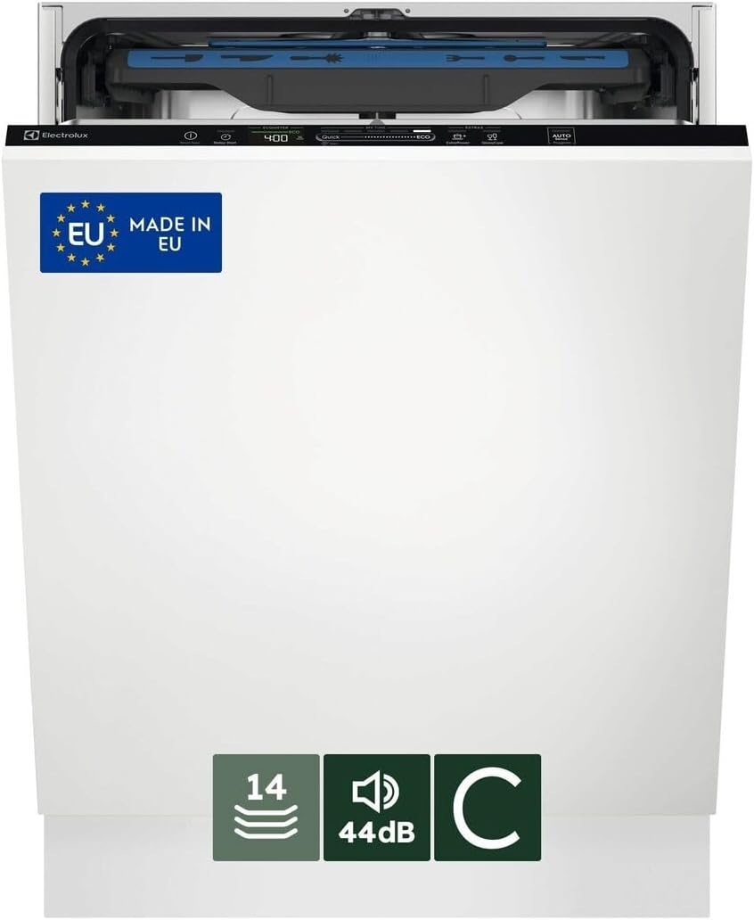 Electrolux LSV48400L Serie 600 Lavastoviglie da incasso 14 coperti - SatelliteClean e MaxiFlex - Classe C con asciugatura extra - 60 cm con display touch e cestelli regolabili