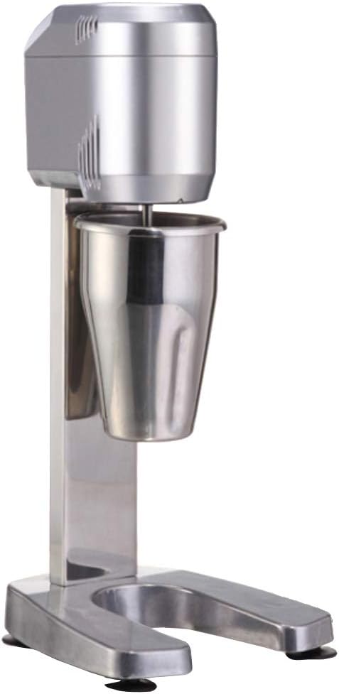 GGG MS-10 mixer professionale 350 W - Bicchiere 900 ml in acciaio inox - Testa e piedi in alluminio con raccordo inox - Argento 18 x 17,5 x 48 cm per bar e cucina