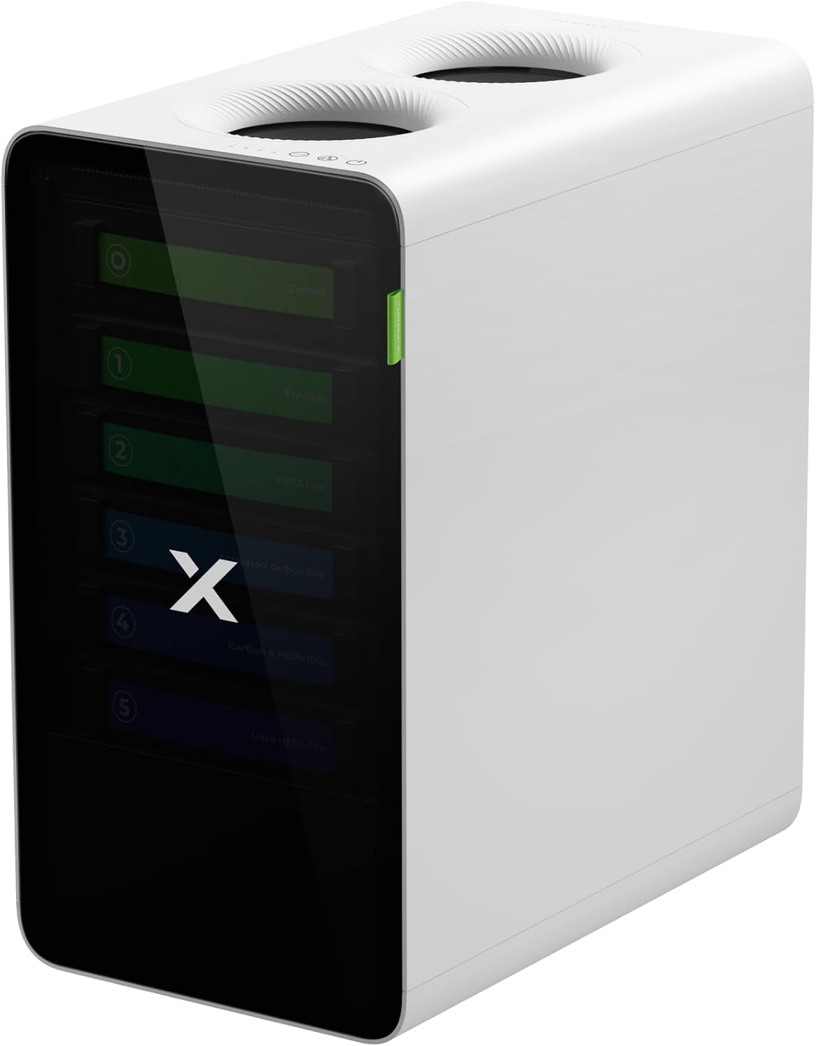 xTool SafetyPro AP2 - Purificatore di fumo per stampanti 3D e macchine laser - Filtrazione a sei strati con SuperCyclone - Controllo odori e sincronizzazione automatica