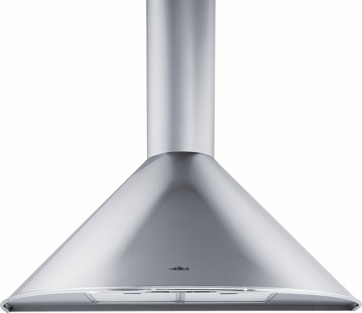 Elica Tonda IX F 90 cappa aspirante a parete - Portata aria 480 m3 h con funzione filtrante - Struttura in acciaio inox antiruggine - 89,8 x 55,2 x 117,1 cm 59 dB 40 W