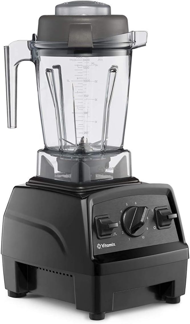 Vitamix Explorian E310 Power Blender - Boccale da 1,4 L per frullati e preparazioni - Design compatto e leggero - Nero 26 x 20 x 46 cm per cucina domestica