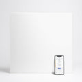 Adax Neo Compact KWT - Convettore elettrico da parete 500 W con WiFi - Termostato programmabile e controllo smartphone - Bianco alto 420 mm con IP24C e rilevamento finestra