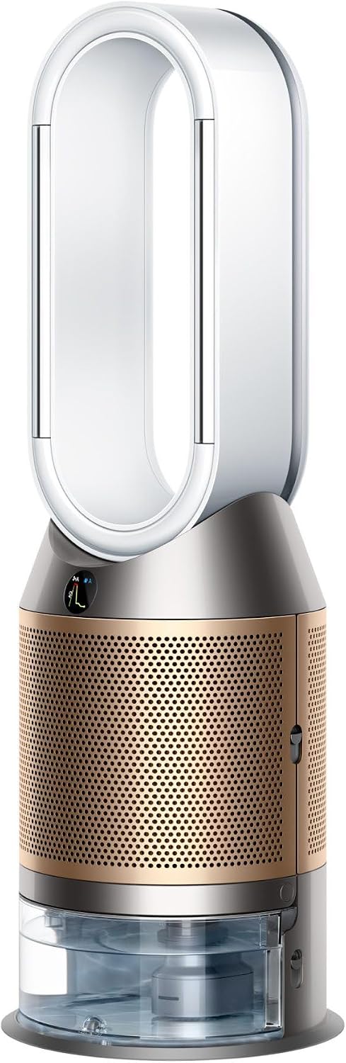Dyson Pure Humidify Cool - Purificatore umidificatore e ventilatore 3 in 1 - Flusso d aria rinfrescante per ambienti interni - Bianco e argento 25 x 12 x 76 cm