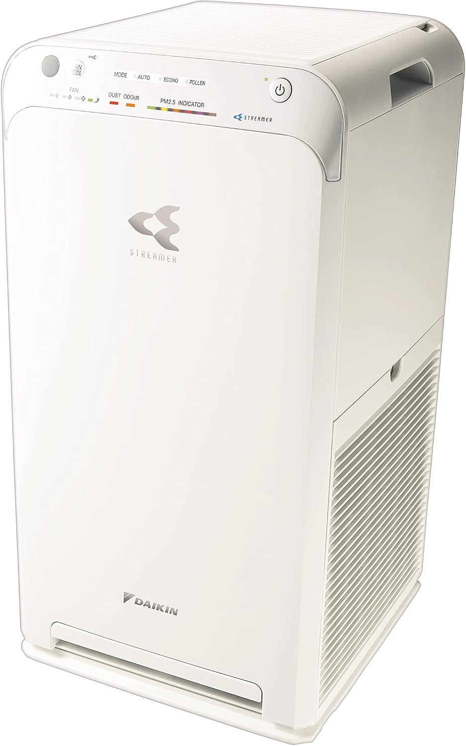 DAIKIN MC55WVM - Purificatore d aria con filtro HEPA - Struttura bianca 27 x 27 x 50 cm con alimentazione a cavo - Modello compatto da 6.8 kg per ambienti interni