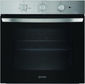 Indesit IO 2350H X forno elettrico - Formato 59,5 x 55,1 x 59,5 cm per cucina domestica - Riscaldamento a conduzione con alimentazione elettrica - Finitura argento