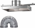 YXINHONGYUE ventilatore estrattore 7 pollici - Struttura in metallo per cappa da cucina e bagno - Aspirazione ad alta potenza e manutenzione pratica - Alimentazione 220 V