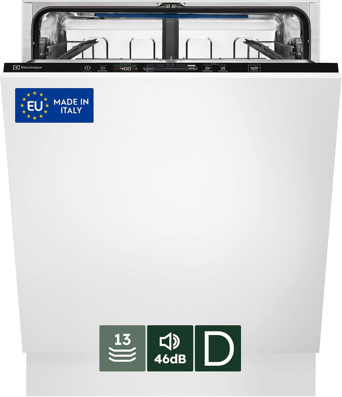 Electrolux EES47311L Serie 600 lavastoviglie da incasso - 13 coperti con SatelliteClean e struttura in acciaio inox - AirDry QuickSelect e motore inverter - 60 x 55 x 82 cm 46 dB