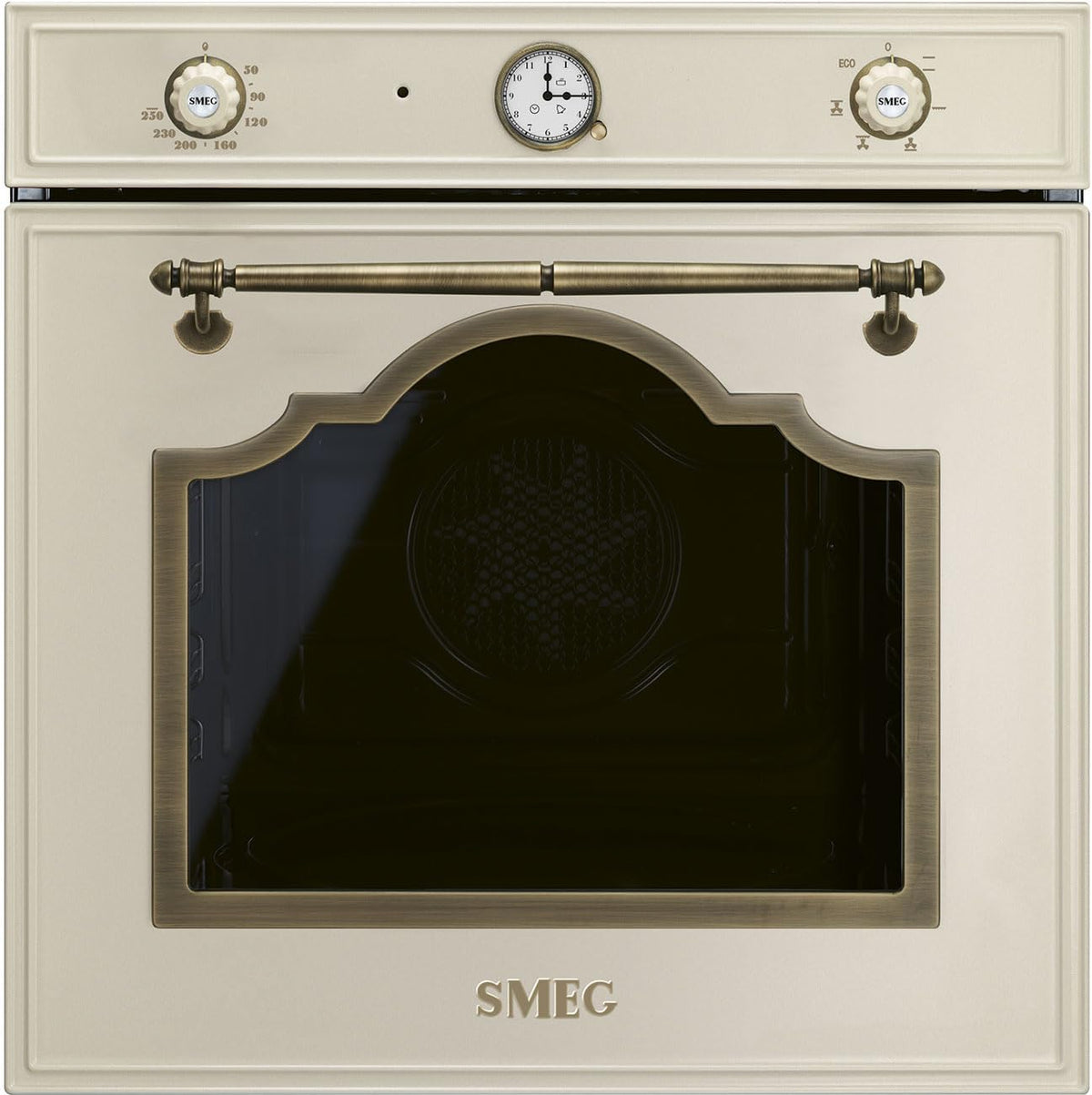 SF67C1PO forno elettrico da incasso 70 L - Ventilato con funzione grill - Riscaldamento radiante per cucina domestica - Crema classe energetica A