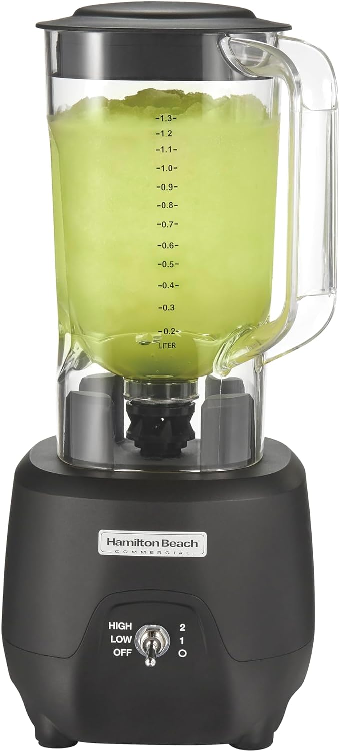 Hamilton Beach HBB908R Bar Blender - Struttura in metallo con Wave Action System - Controllo della velocità variabile - Nero 19,5 x 20,5 x 40 cm per cocktail e bevande