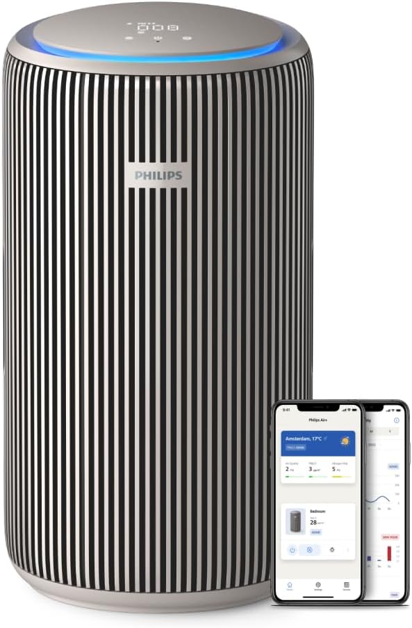 Philips PureProtect 3200 AC3210 12 purificatore aria - CADR 500 m3 ora per spazi fino a 130 m2 - Filtro HEPA e carboni attivi - Ultra silenzioso Silk Beige