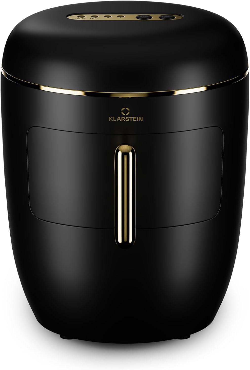 Klarstein Passau macchina per ghiaccio 2,3 L - Produzione fino a 15 kg con cubetti grandi e piccoli - Funzione autopulente - Finitura oro 350 W