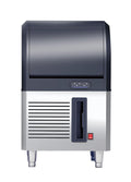 Macchina per ghiaccio commerciale 35 kg in 24 ore - Cubetti pieni con raffreddamento ad aria - Capacità raccolta 12 kg - 300 W 230 V 51 x 58 x 78 cm