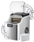 CO Z CIM 2248 EU macchina per ghiaccio - Produzione 22 kg in 24 ore con 24 cubetti in 11 20 minuti - Autopulente con pannello LCD e serbatoio 3,2 L - Acciaio inox 160 W