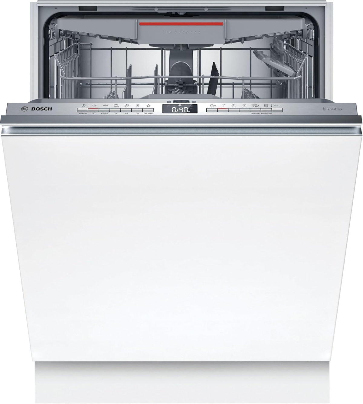 Bosch SMV4ECX21E Serie 4 lavastoviglie da incasso - Capacità 14 coperti con struttura in acciaio inox - Home Connect EfficientDry InfoLight e programma Preferito - 59,8 x 55 x 81,5 cm 42 dB