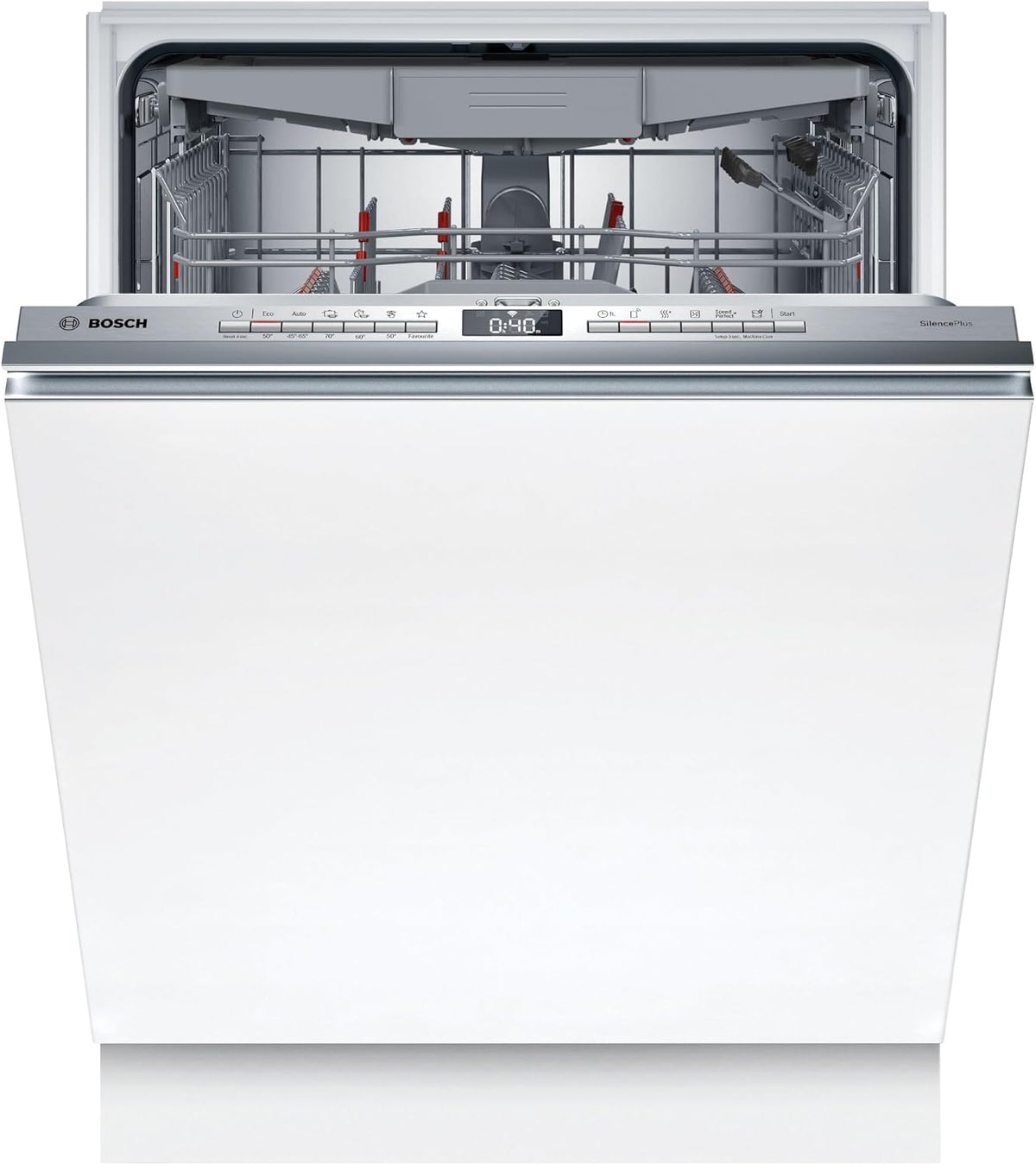 Bosch SMV4ECX31E Serie 4 lavastoviglie da incasso - 14 coperti con cestelli Max Flex Pro - Home Connect Extra Clean Zone e diagnostica remota - TimeLight 59,8 x 55 x 81,5 cm 42 dB