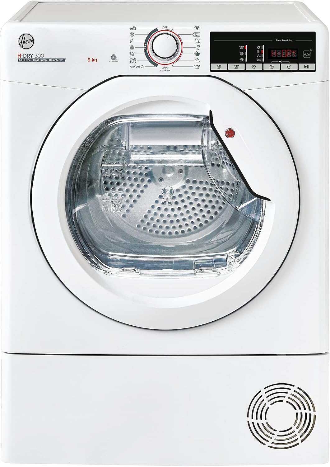 HLEH9A2TES Asciugatrice 9 kg - Pompa di calore Classe energetica A più - Carica frontale per bucato familiare - Bianca per asciugatura domestica quotidiana