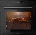Cecotec Bolero Hexa SM406000 forno da incasso 72 L - Dodici funzioni con Steak Master Pizza Master e Steam Assist - Steam EasyClean Eco e Defrost - Vetro nero classe A plus