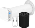 Turbionaire TREND PUR unita aspirazione aria - Ventilazione continua con filtro HEPA carbone e polveri - Motore DC brushless sei velocita e Boost - Telecomando attacco 100 mm