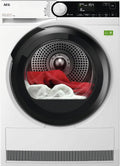 AEG TR8HD9A Serie 8000 asciugatrice - Pompa di calore 9 kg con 12 programmi - AbsoluteCare PreciseDry e sensori di umidità - Bianca 59,6 x 63,6 x 85 cm 61 dB