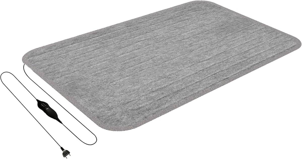 Mi Heat - Tappetino riscaldante 180 x 280 cm fino a 30 C - Tre livelli di riscaldamento con Timer - Tessuto in fibra per utilizzo sotto il tappeto