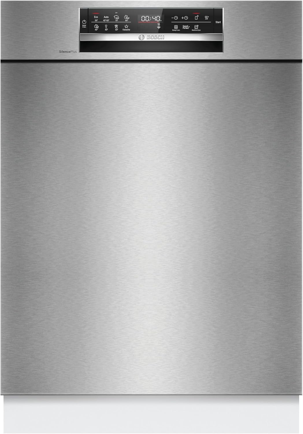 Bosch SMU6ECS12E Serie 6 lavastoviglie da incasso - 14 coperti con struttura in acciaio inox - Home Connect Extra Clean Zone e Assistente lavaggio - 59 x 57 x 81 cm 42 dB