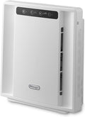 DeLonghi AC 75 - Purificatore d aria per ambienti interni - Struttura bianca 40.5 x 13.8 x 43 cm - Modello compatto da 3.85 kg con alimentazione a cavo